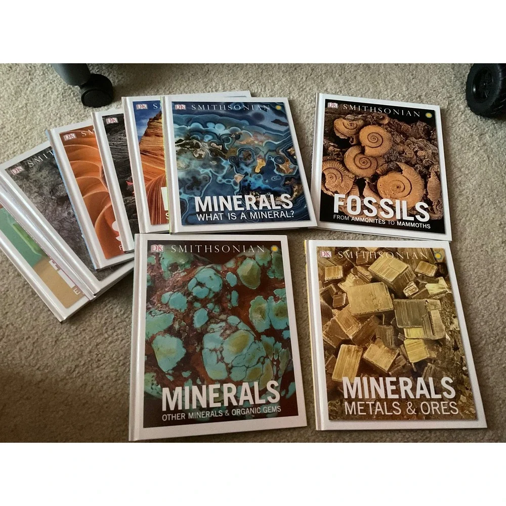DK Smithsonian Rock and Gem Collection 10 Hardcover Book Set Geology Science